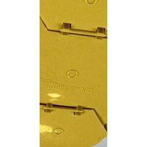 Tupperware Yellow Small‎ Lid Holder Container Storage Organizer Kitchen Gadget